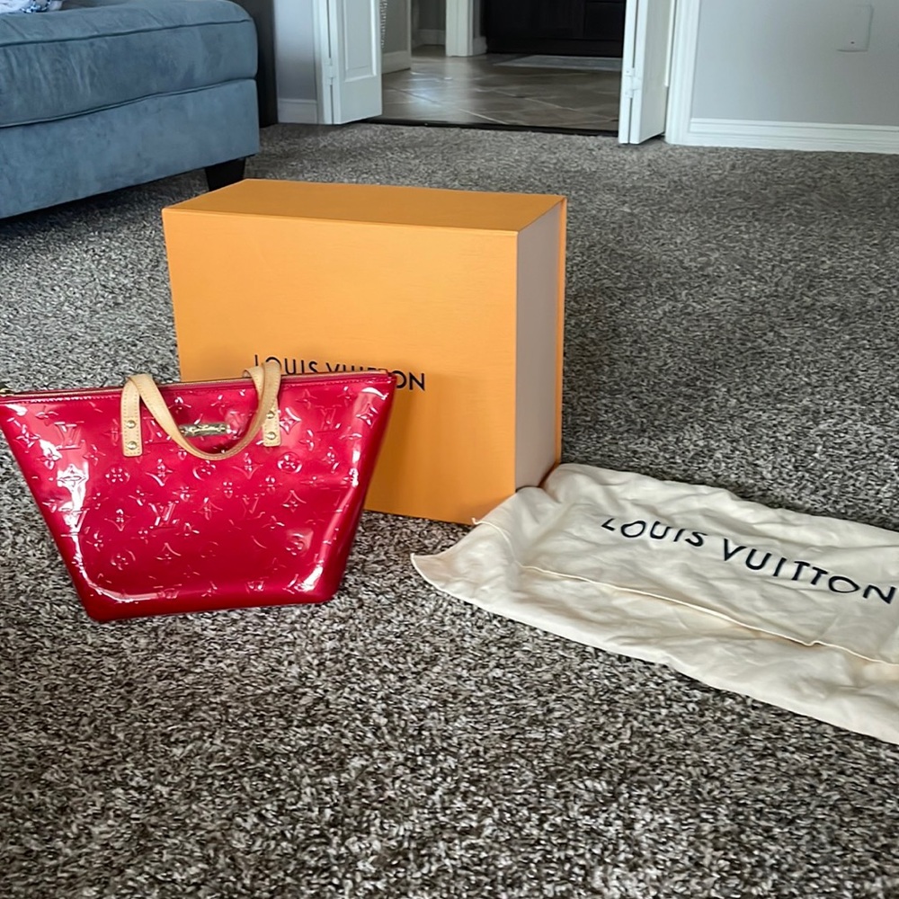 COPY - Louis Vuitton red patent bag